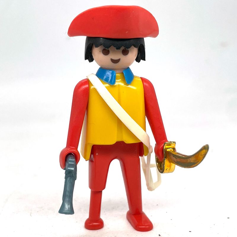 Playmobil pirate vintage rouge jaune