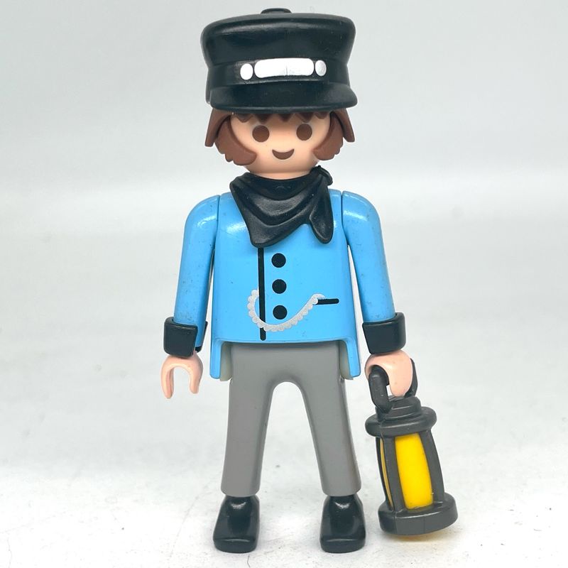 playmobil chef de gare western
