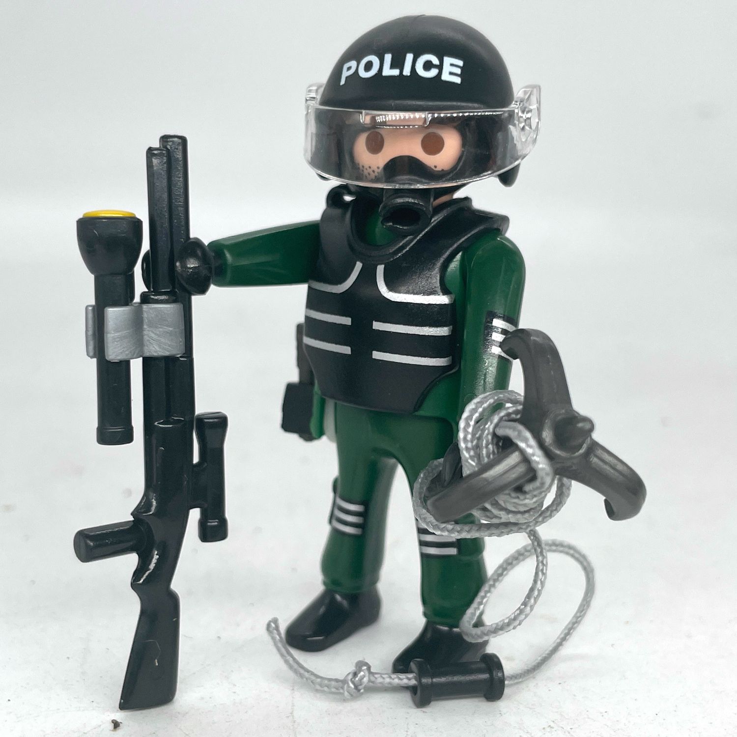 Playmobil policier swat vert