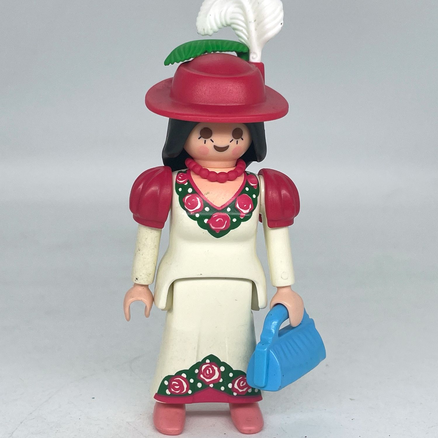 playmobil femme coquette aux roses