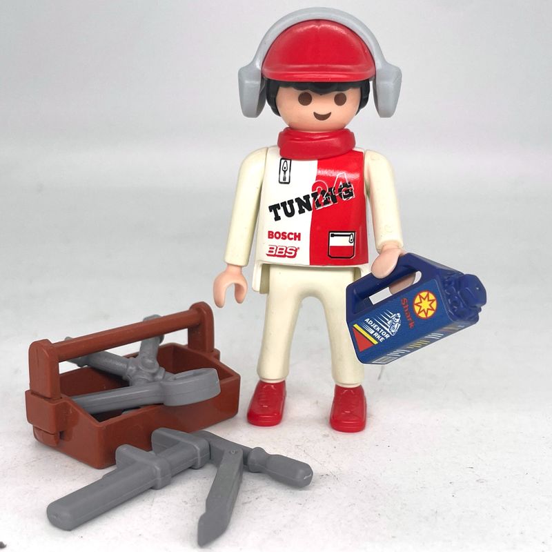 playmobil mécanicien auto