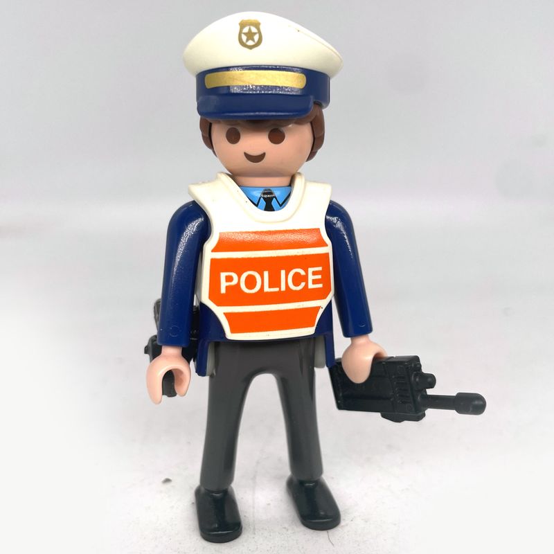 Playmobil policier bleu