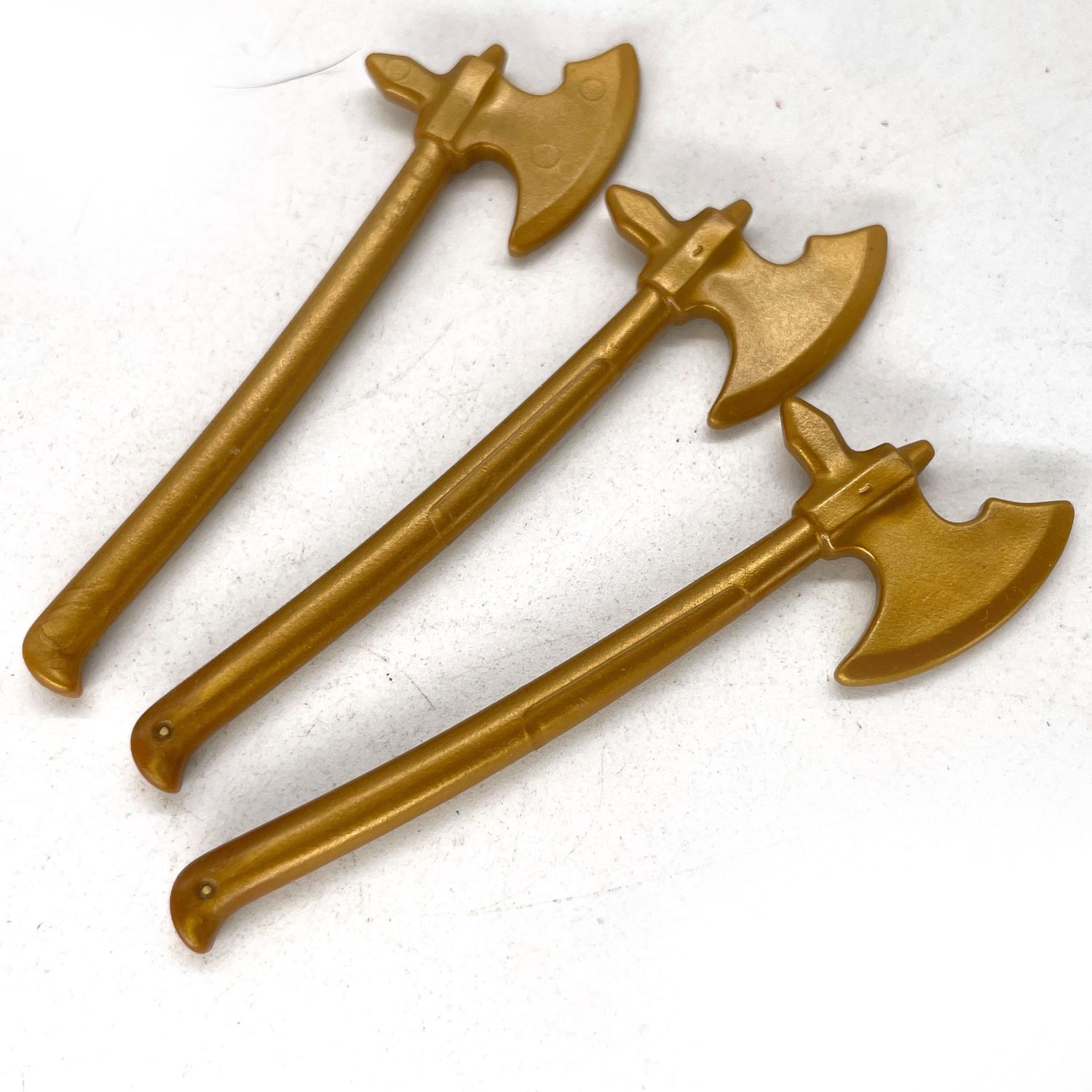 Playmobil 3 haches grandes or