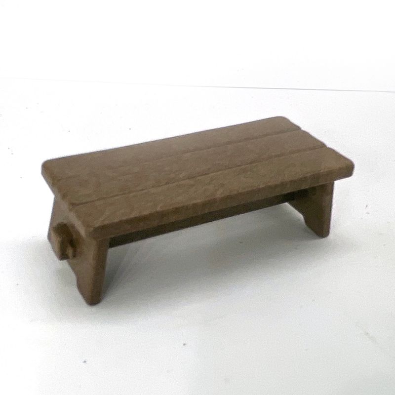 Playmobil banc marron