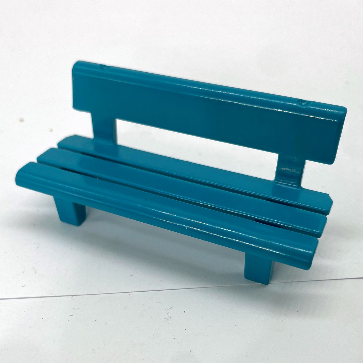 Playmobil banc turquoise