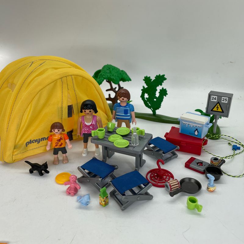 playmobil campement camping