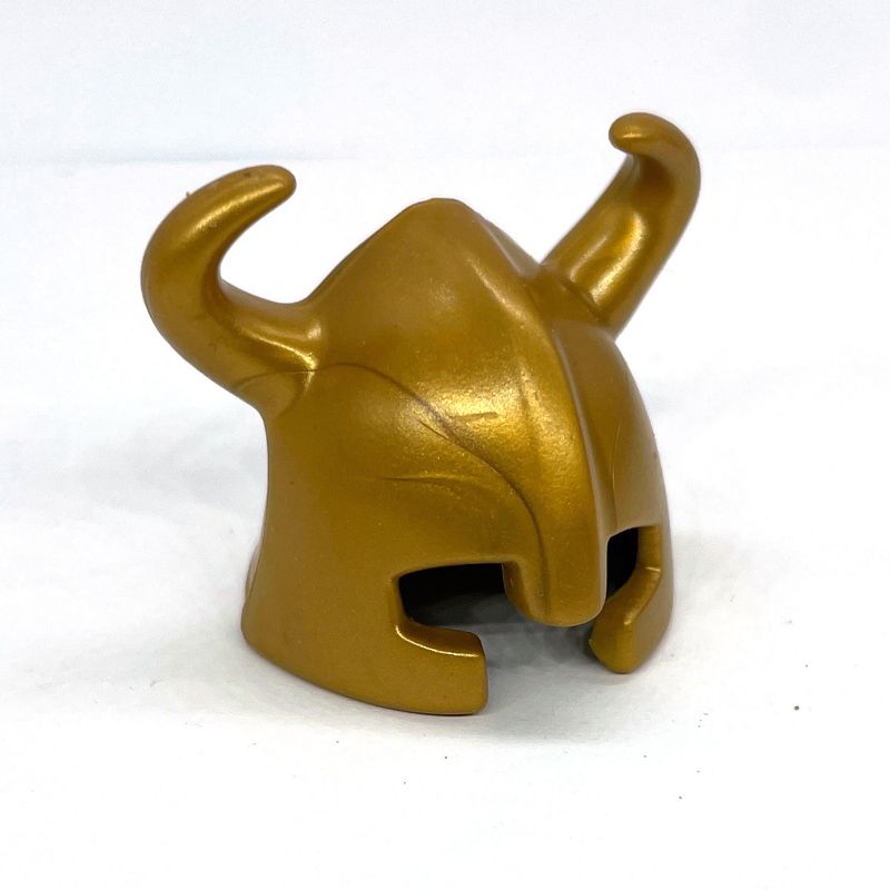 Playmobil casque à corne or