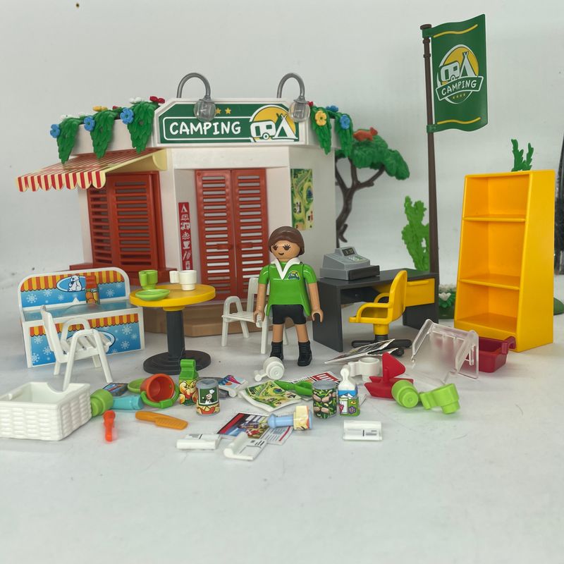 Playmobil bureau accueil camping