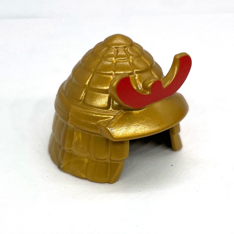 Playmobil casque samouraï or