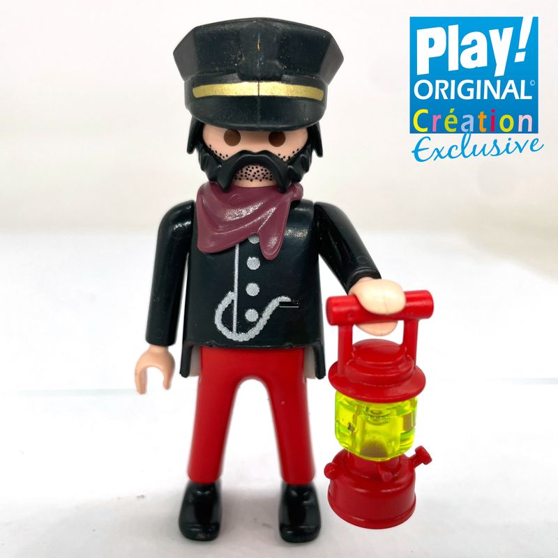 Playmobil chef de gare création