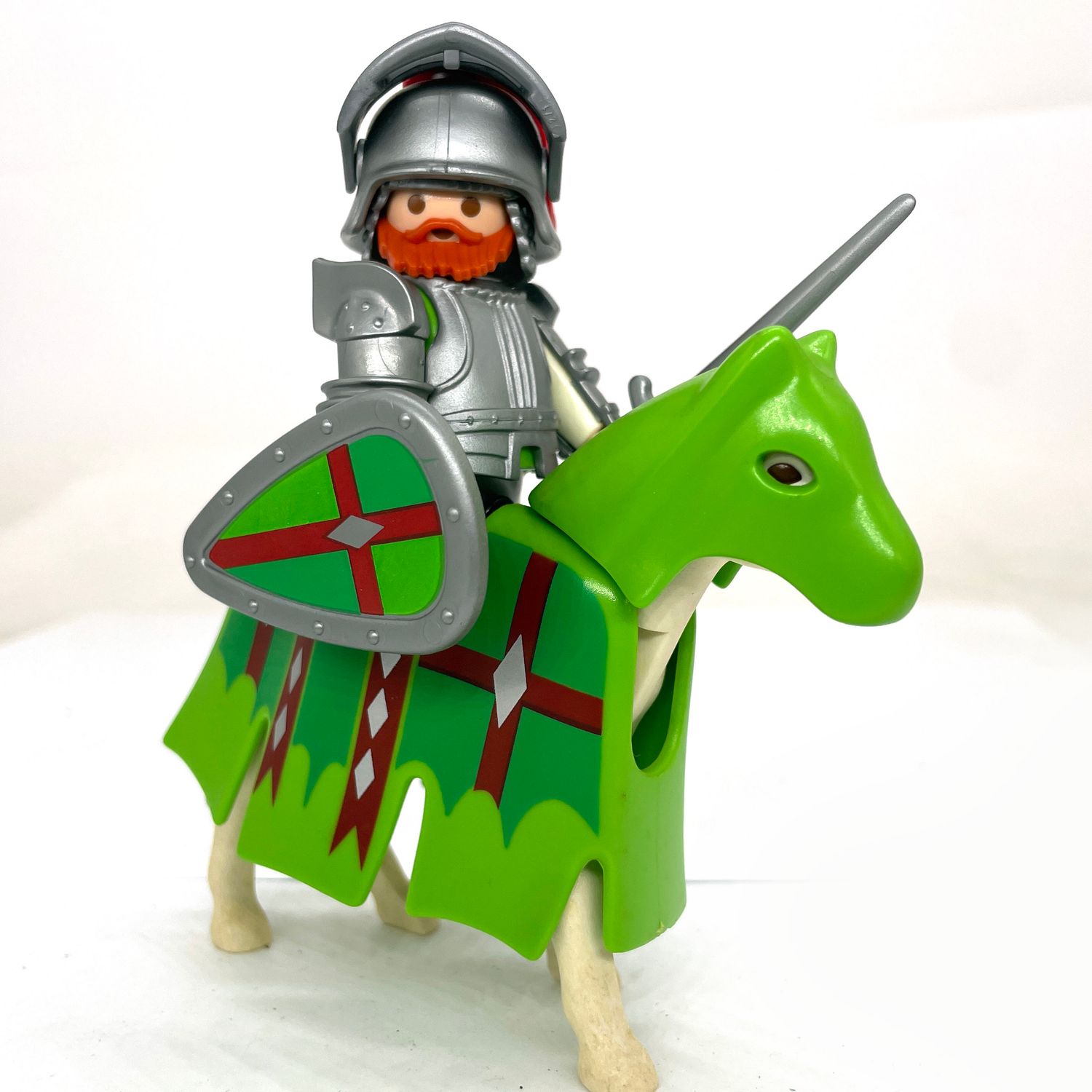 Playmobil chevalier écossais vert