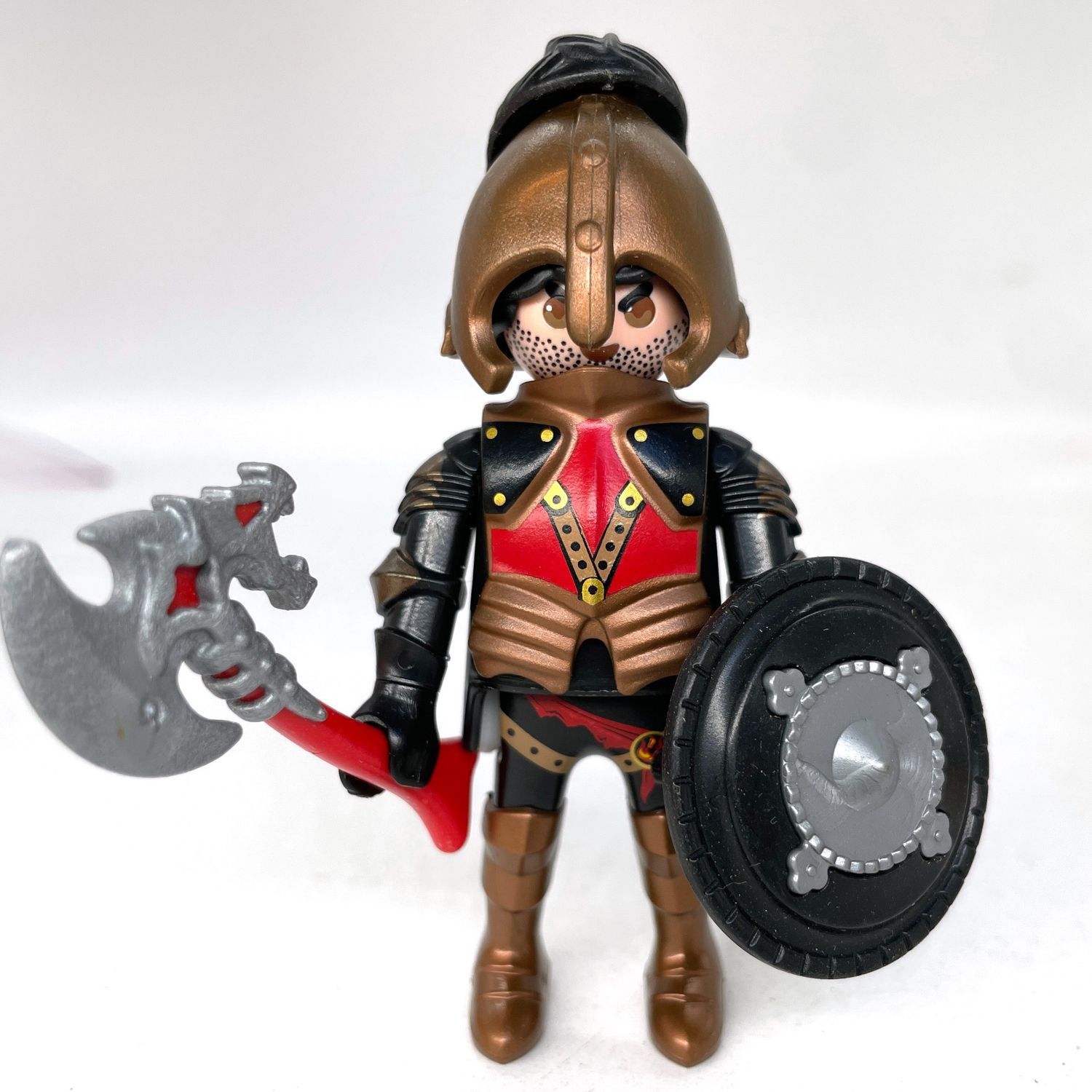 Playmobil chevalier cuivre