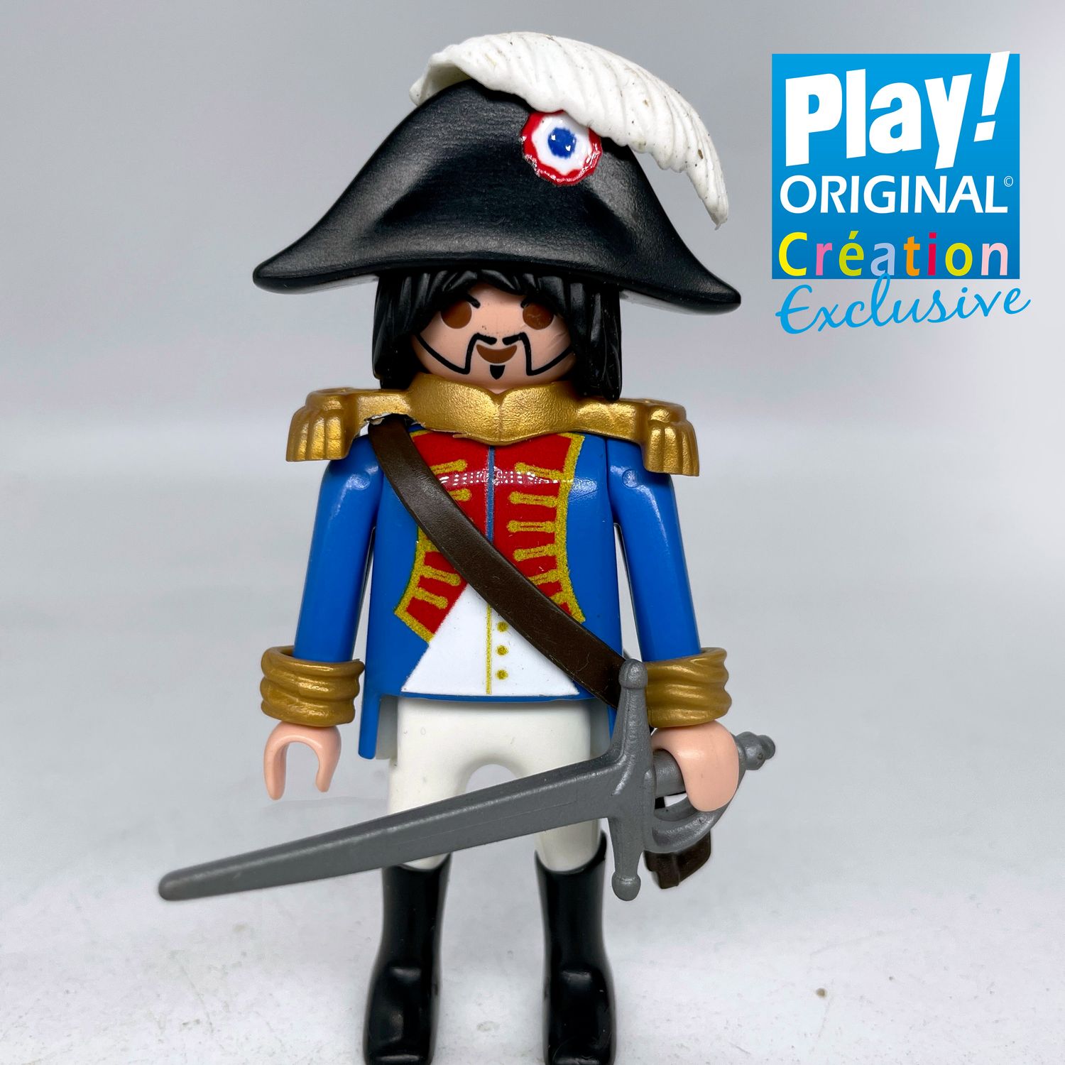 playmobil napoleonien hussard cocarde