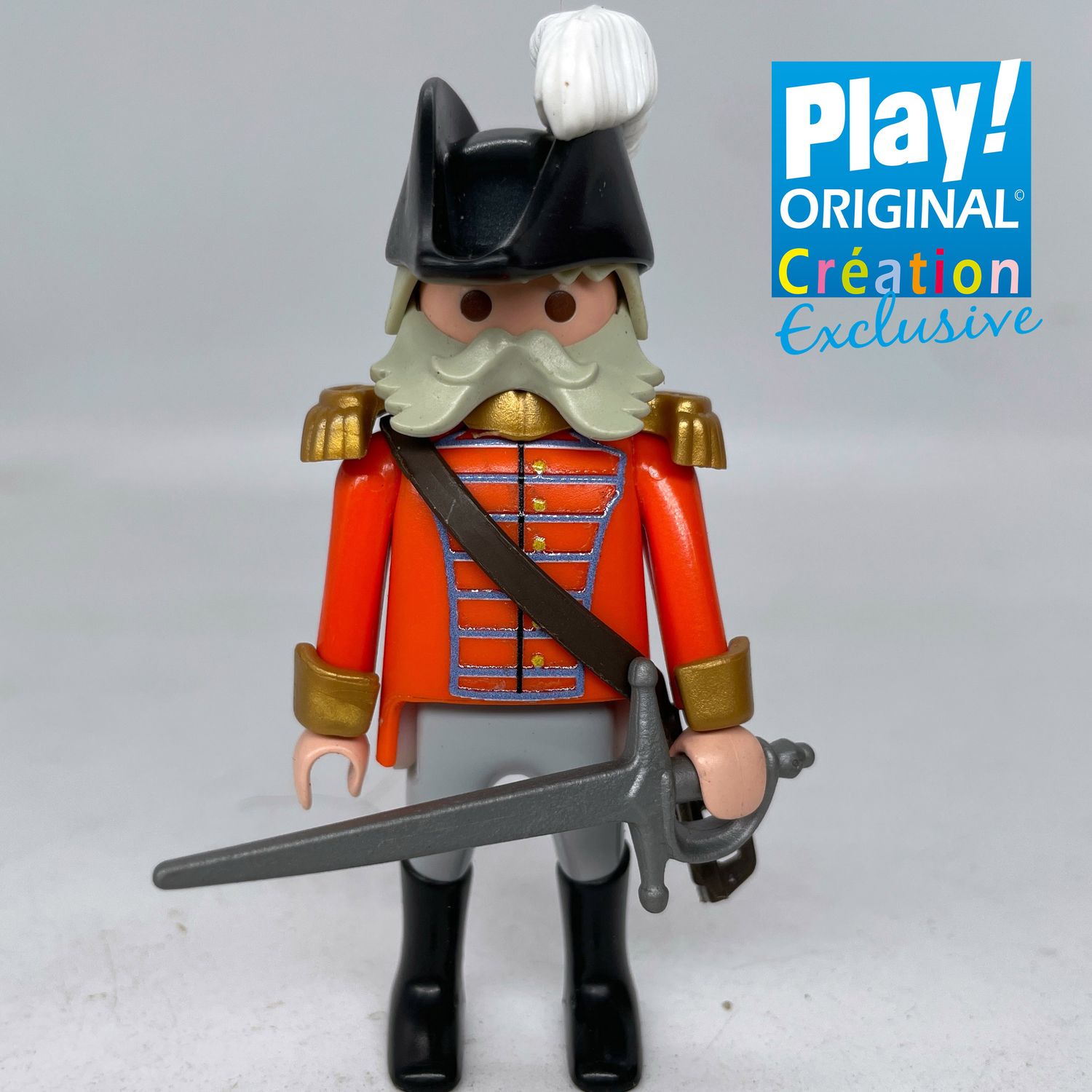 playmobil napoleonien hussard rouge