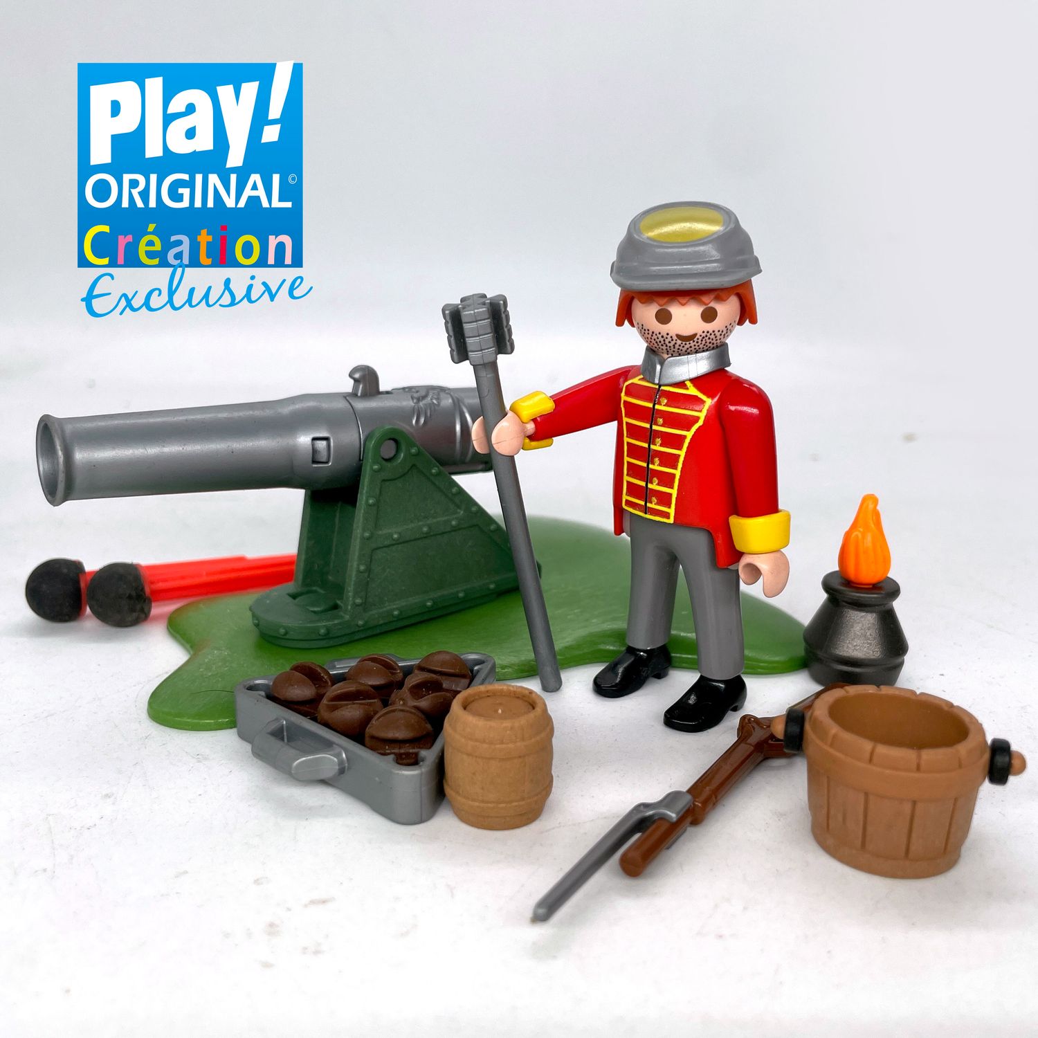 playmobil pièce d'artillerie sudiste