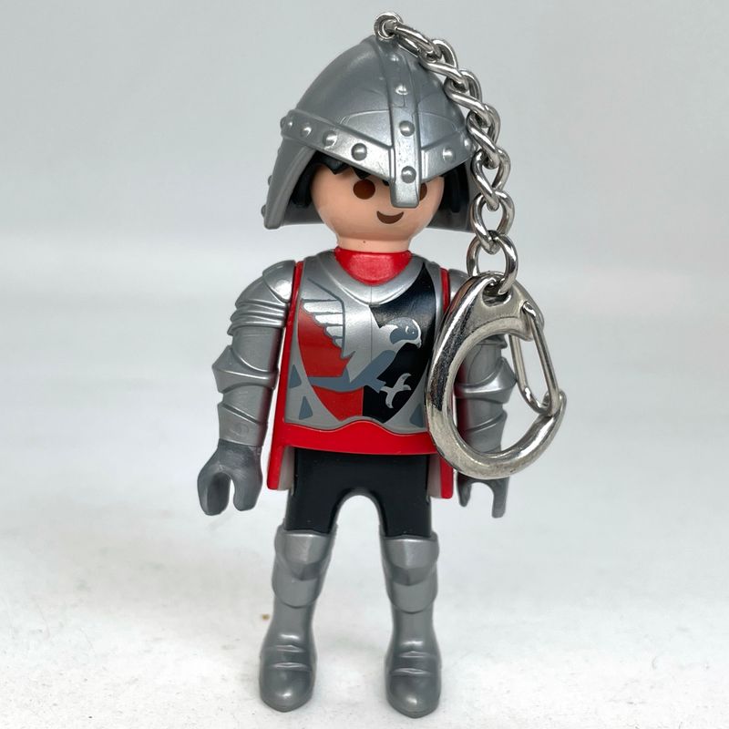 playmobil porte clé chevalier rouge