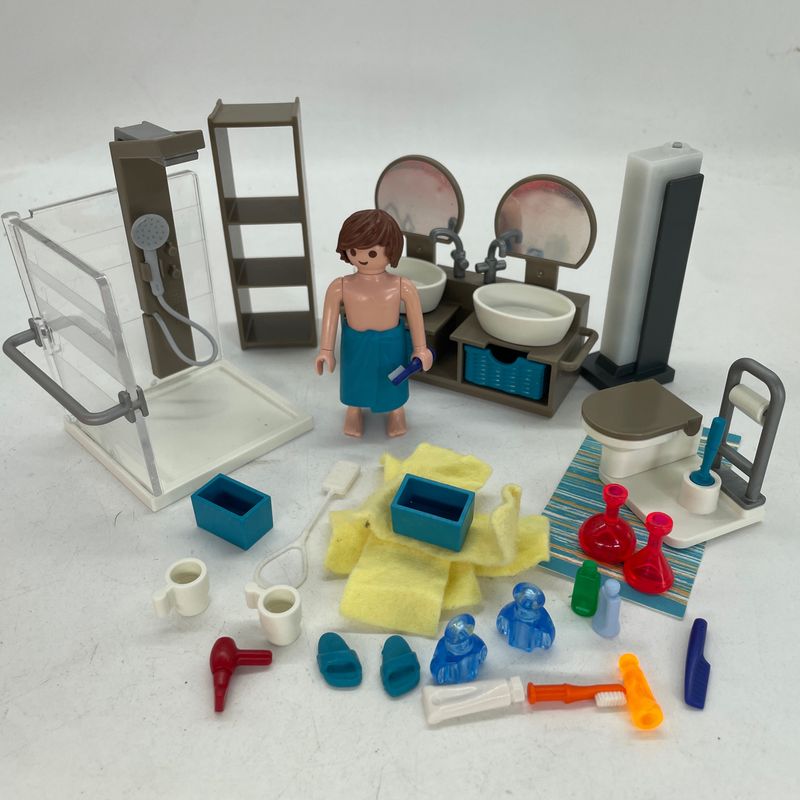 playmobil salle de bain équipée
