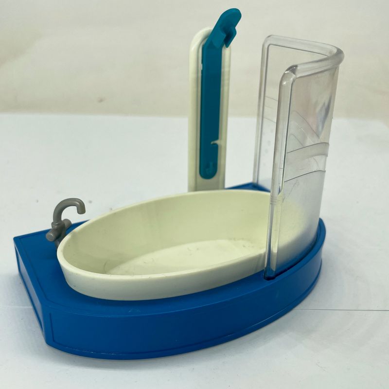 Playmobil bloc baignoire douche bleu
