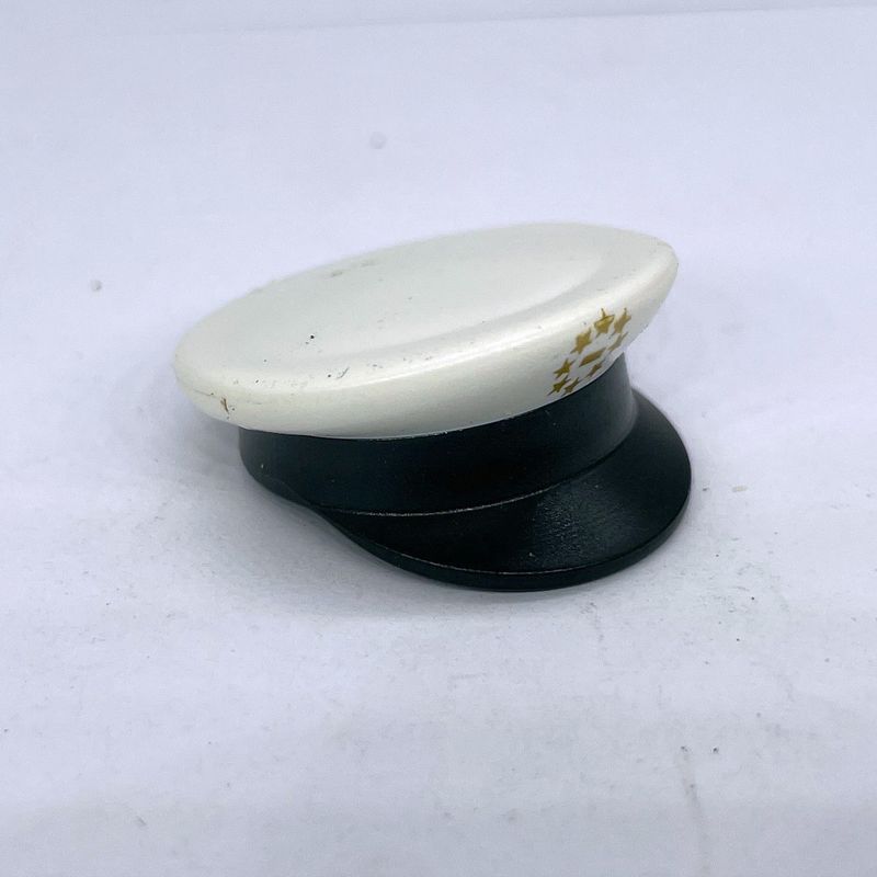 Playmobil casquette police noire blanche