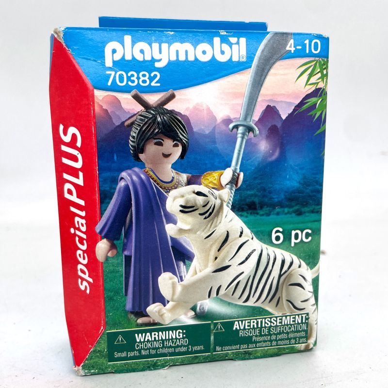 playmobil 70382 guerrière asiatique tigre