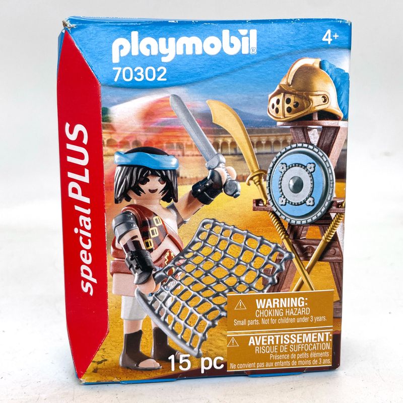 playmobil 70302 gladiateur équipement