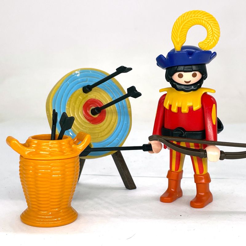 playmobil archer avec cible