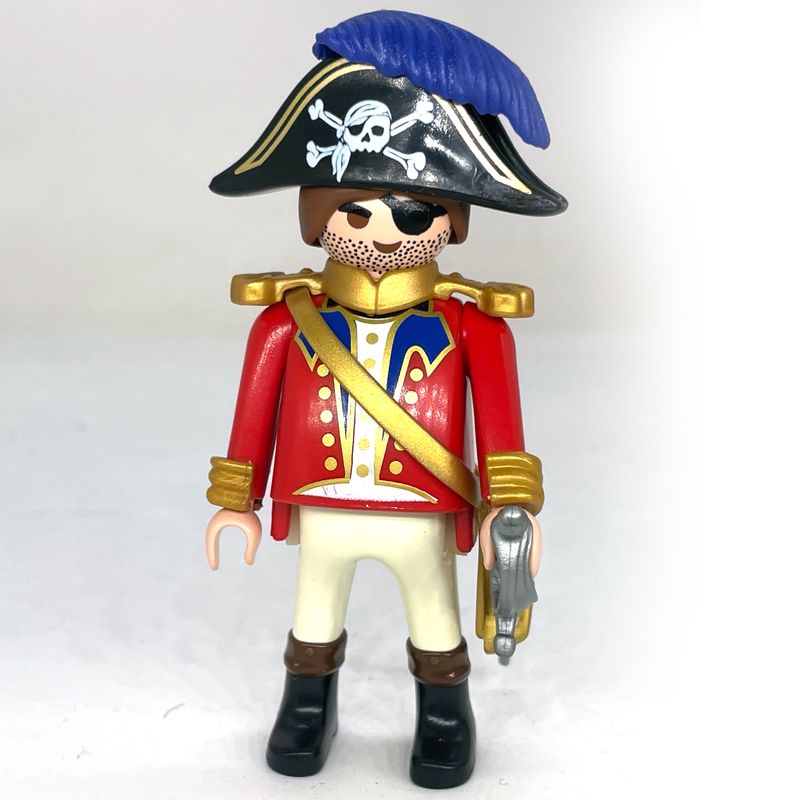 playmobil amiral capitaine pirate anglais