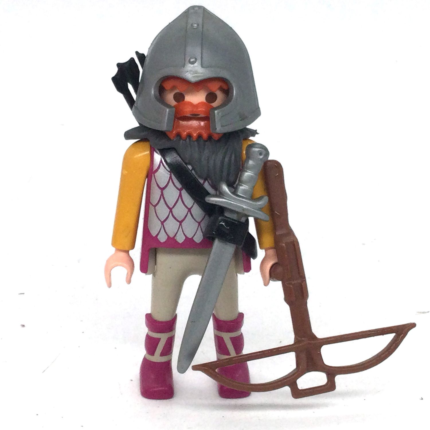 playmobil barbare violet arbalète