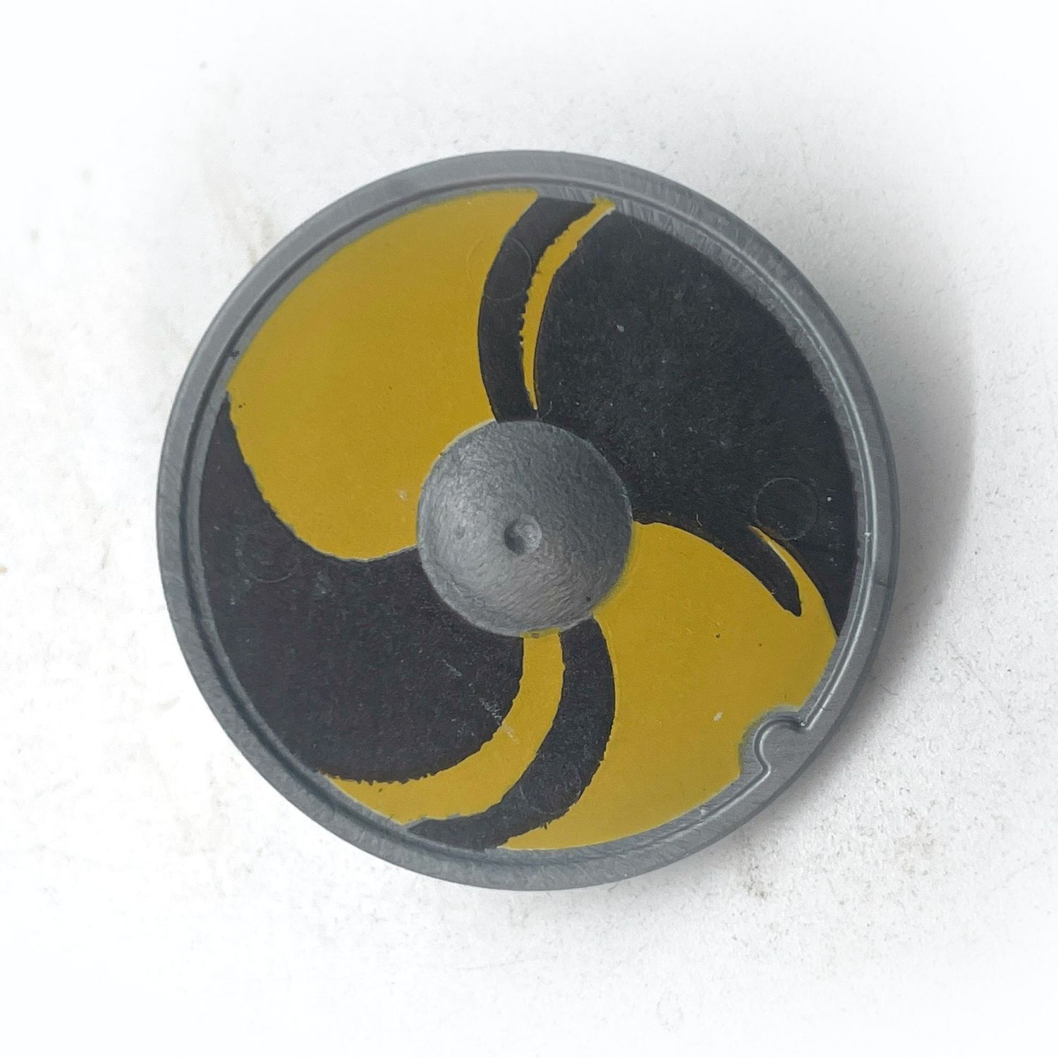 playmobil bouclier rond bicolore