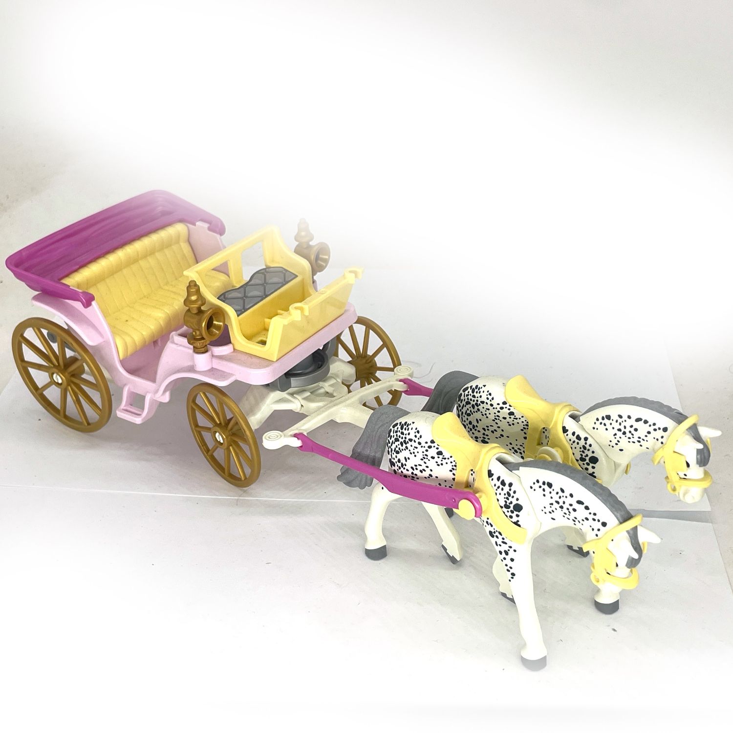 playmobil calèche rose des mariés