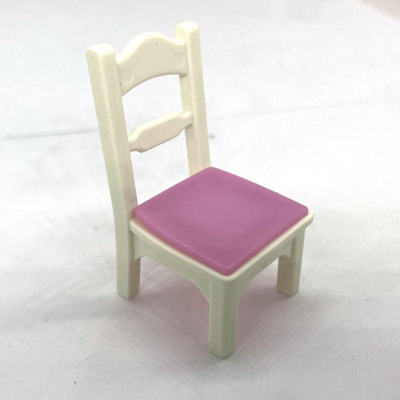 playmobil chaise rustique blanche rose