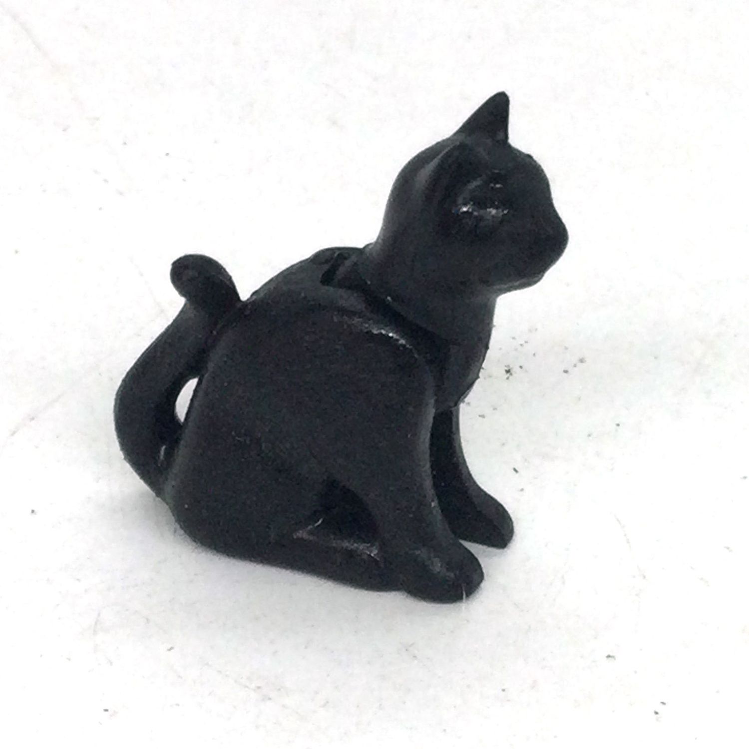 playmobil chat noir assis