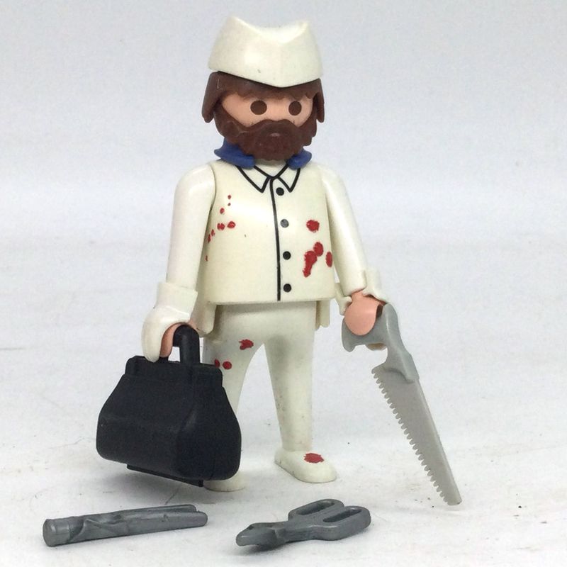 playmobil docteur chirurgien militaire customisé