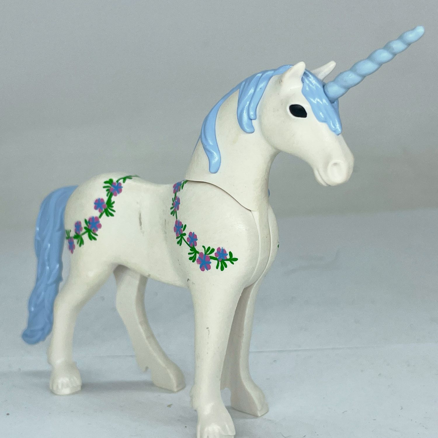 playmobil grande licorne bleu ciel