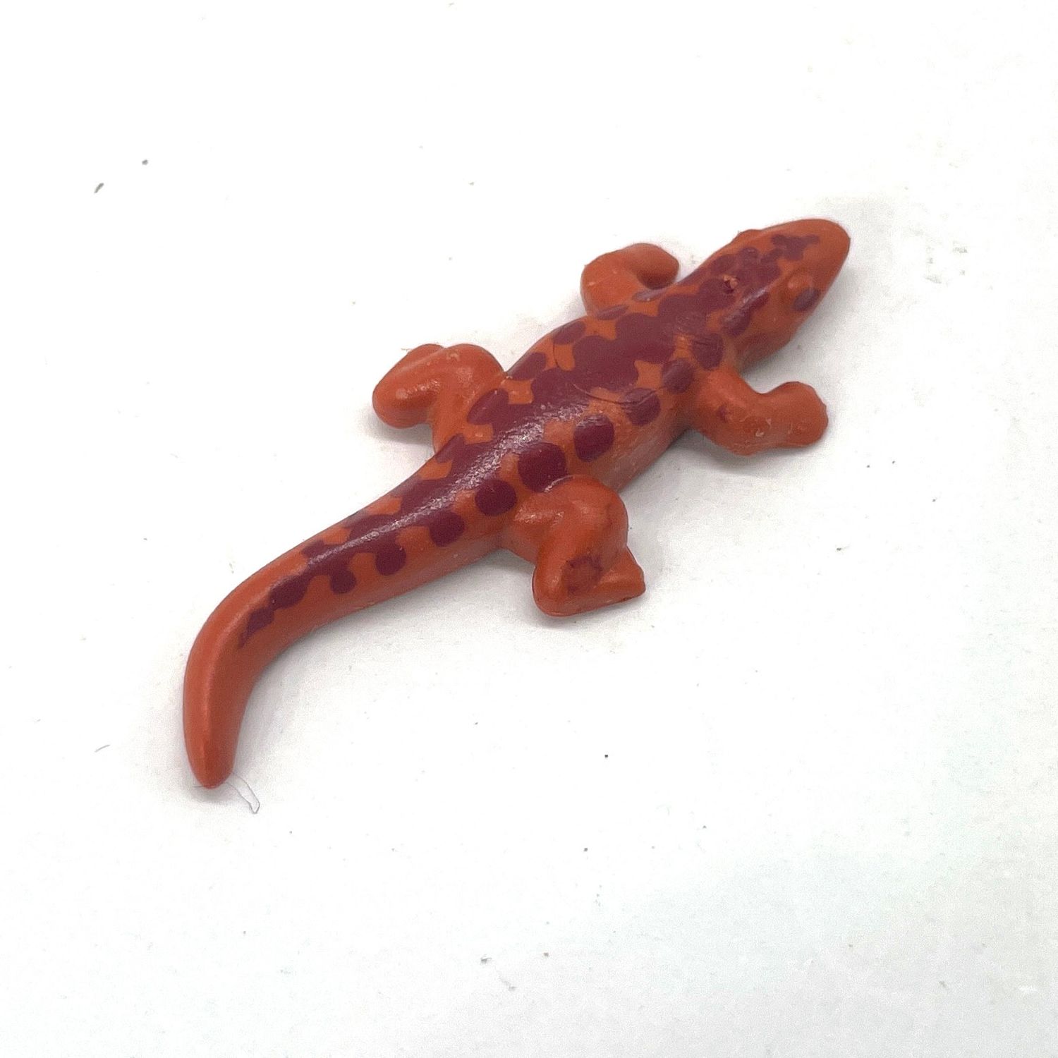 playmobil lézard orange rouge