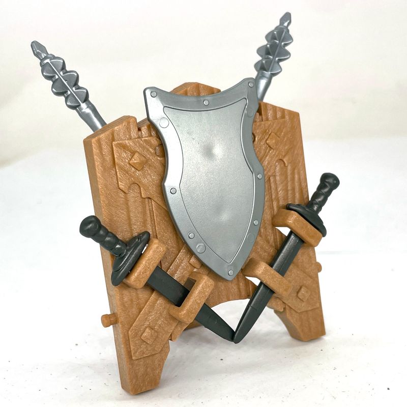 playmobil portant ratelier armes 2