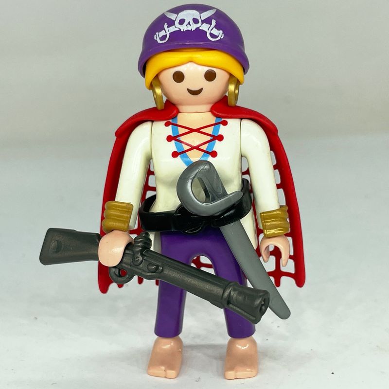 playmobil pirate lady filet rouge