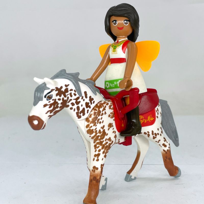 playmobil cavalière spirit voltige