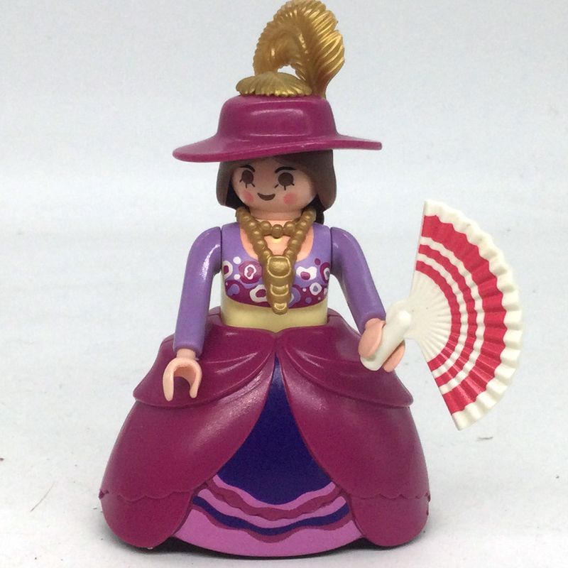 playmobil dame courtisane violette