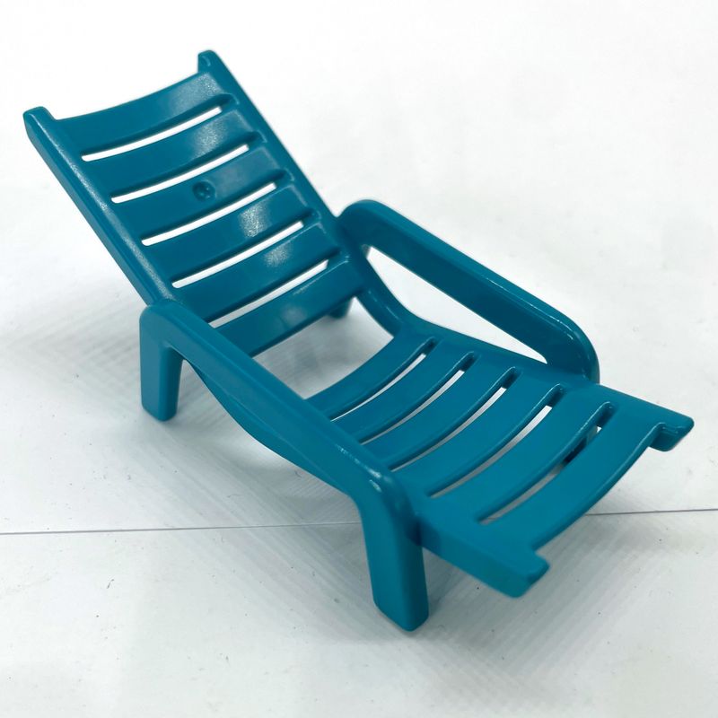 Playmobil chaise longue turquoise