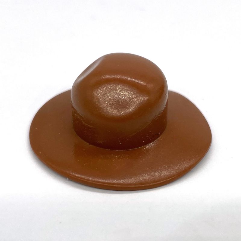 Playmobil chapeau haut bombé marron