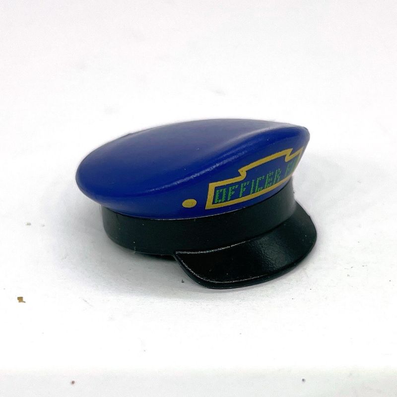 Playmobil chapeau casquette officer bleu