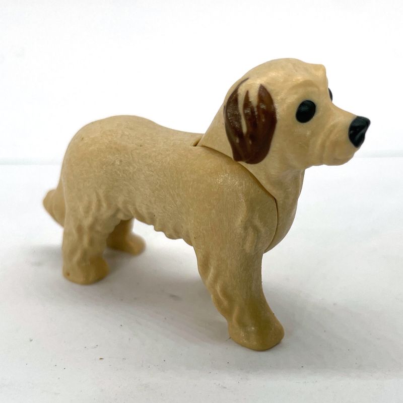 Playmobil chien poilu beige
