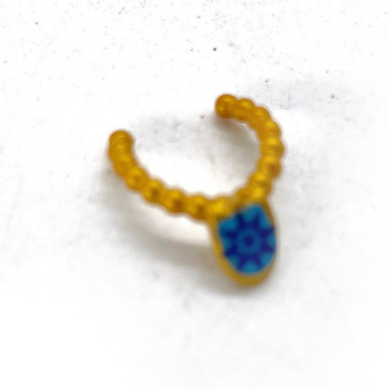 Playmobil collier or et bleu