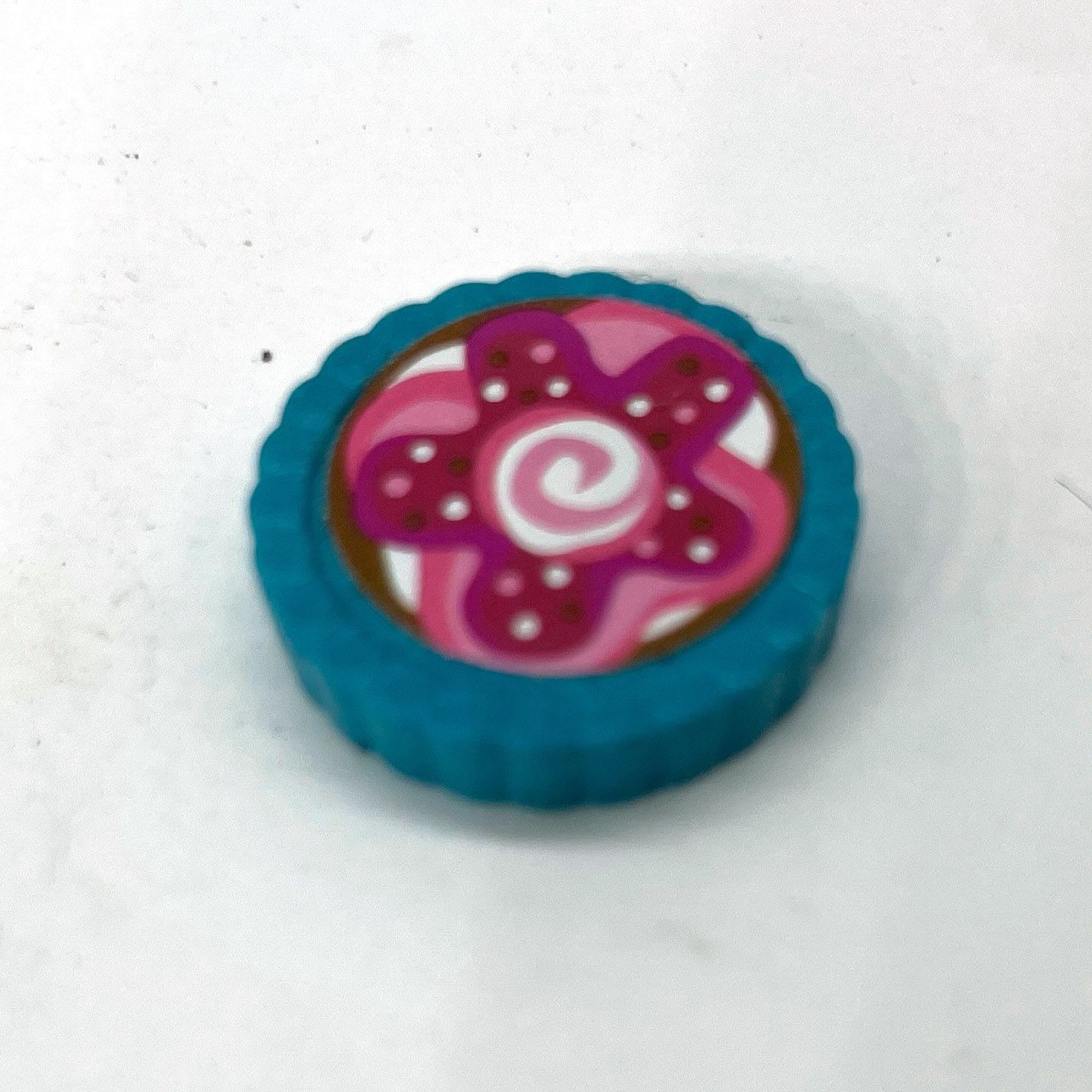 Playmobil gâteau tartelette turquoise