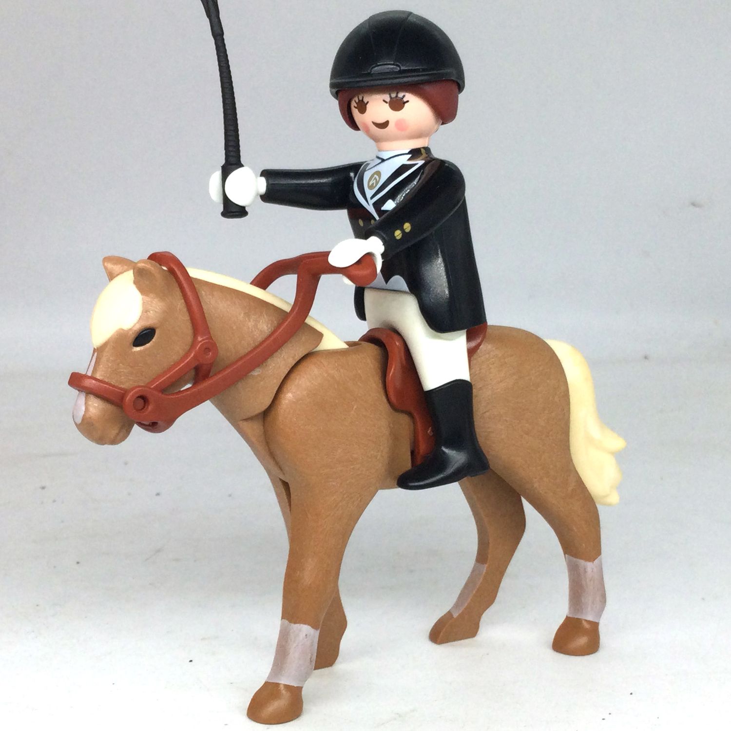 playmobil cavalière concours hippique