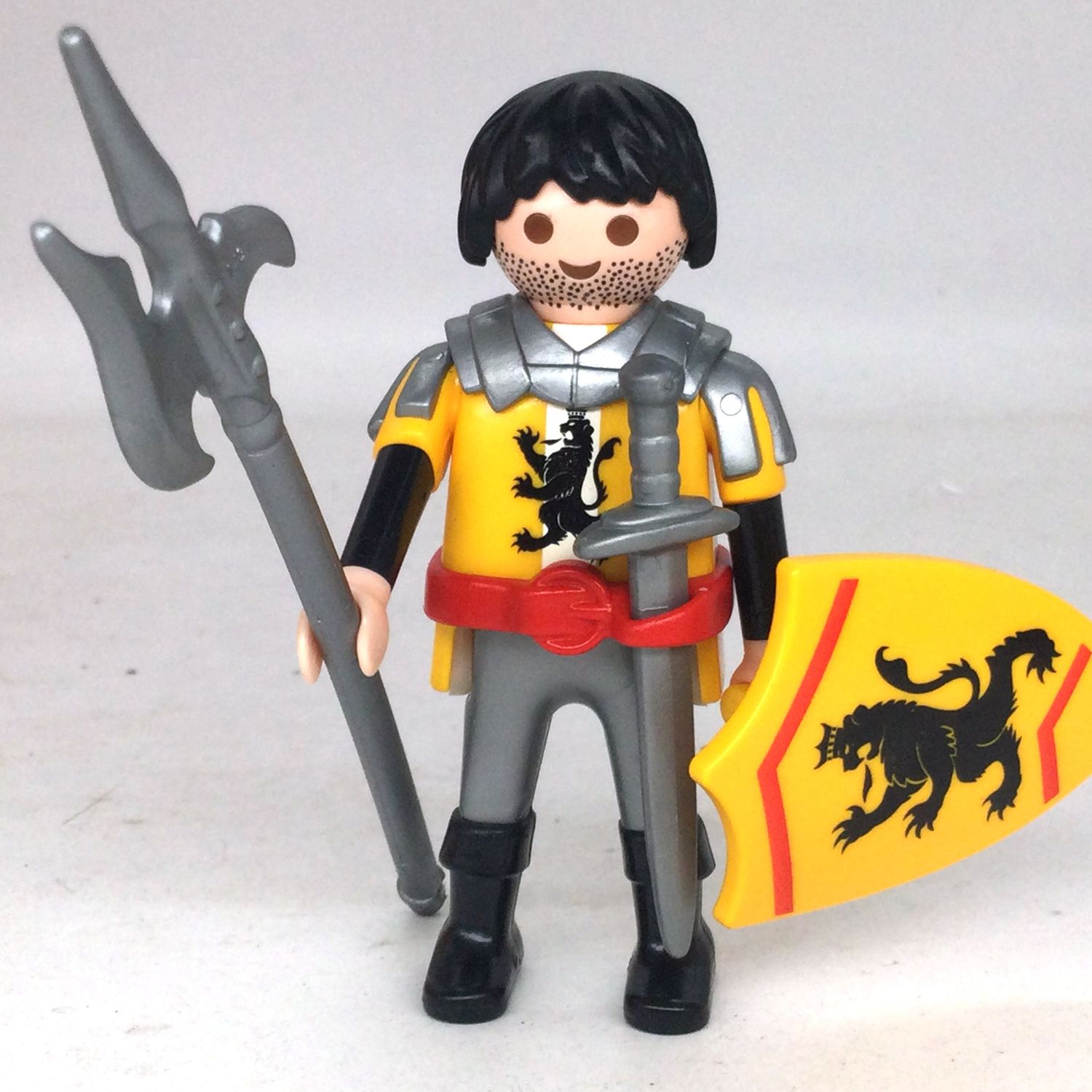 playmobil chevalier lion jaune 14