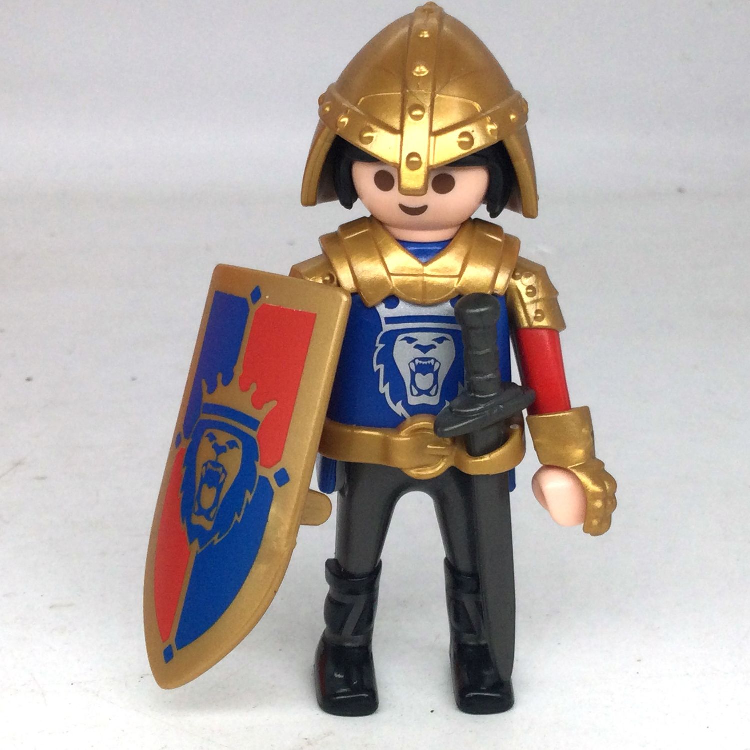 playmobil chevalier lion or 5
