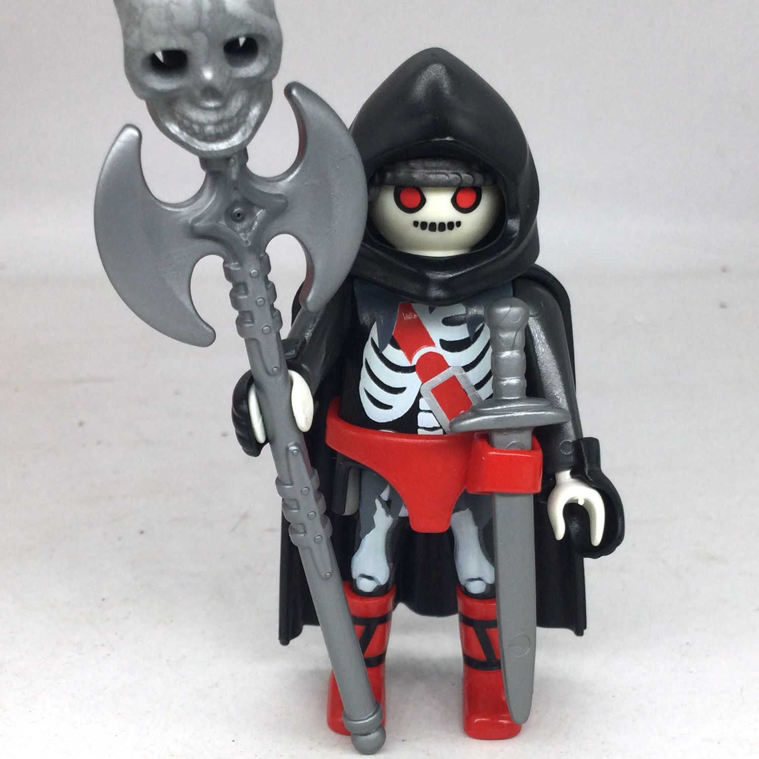 playmobil chevalier maléfique squelette mort