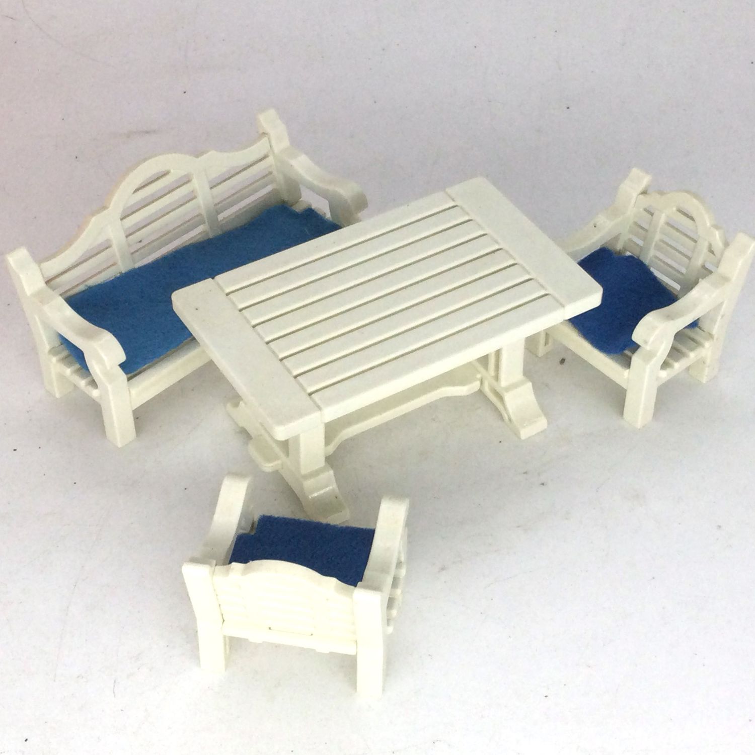 playmobil table banc de jardin 1900